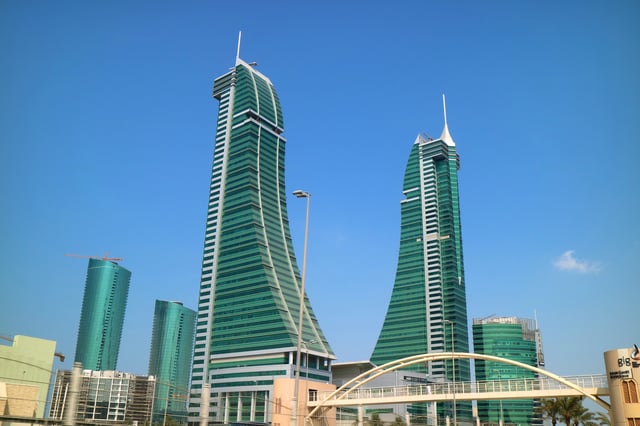 Bahrain Financial Harbour District In Manama
