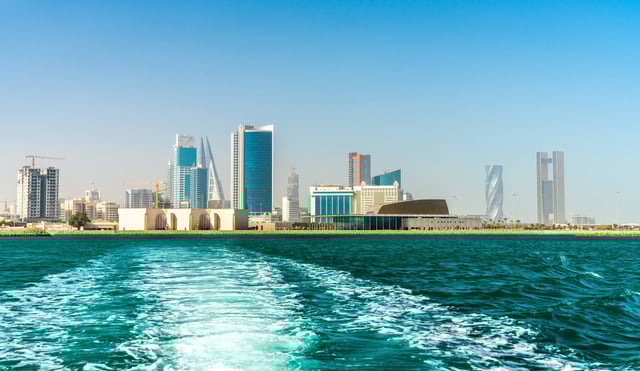 Manama Skyline Viewed From The Gulf