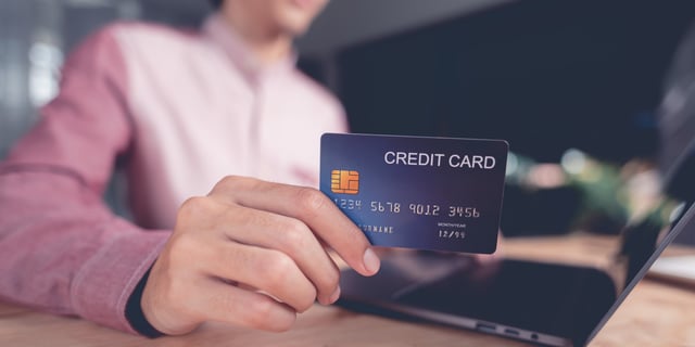 Payment using a credit card